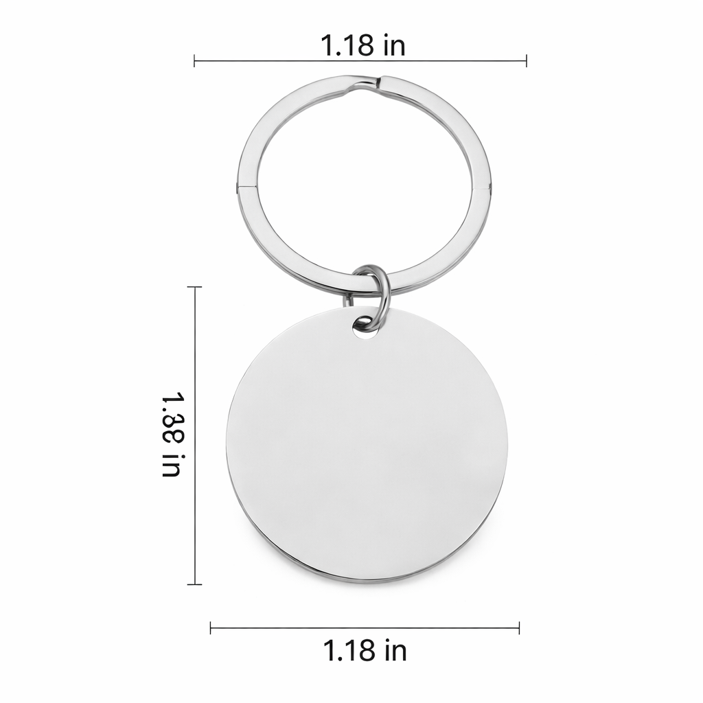 Pokémon 30th Anniversary Stainless Steel Round Keychain