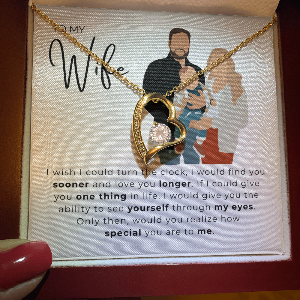 To My Wife Forever Love Necklace