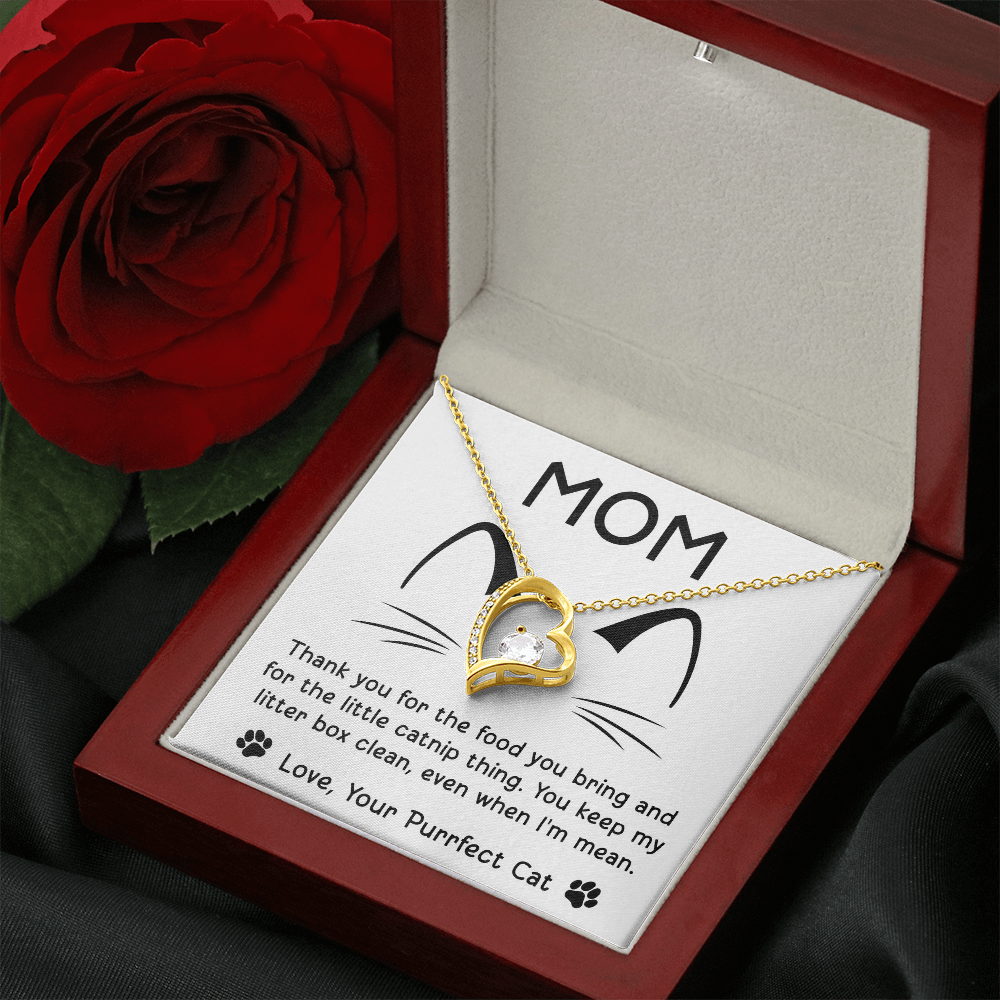 Purffect Cat Forever Love Necklace
