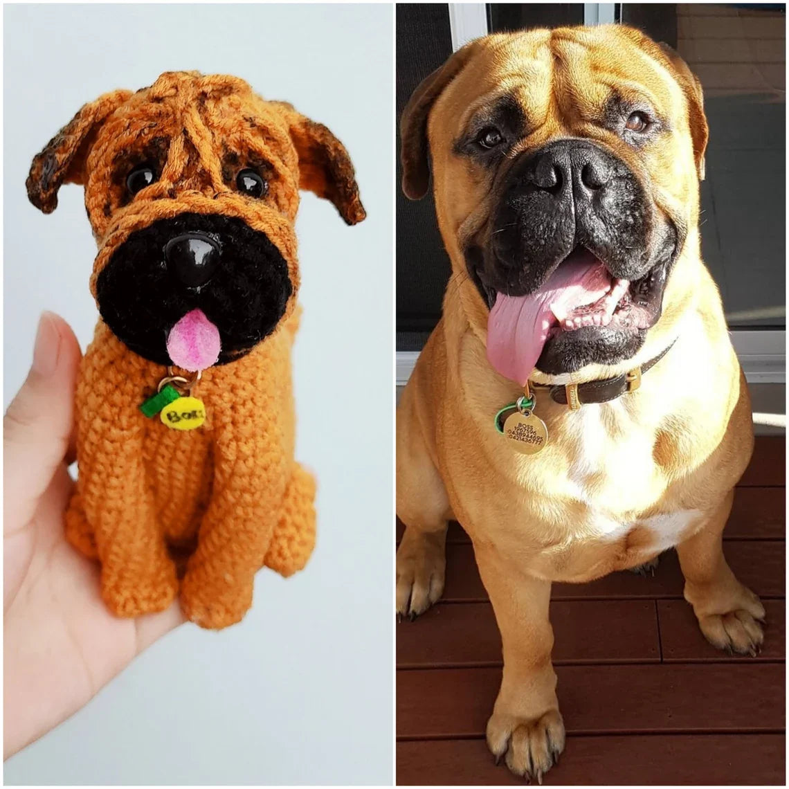 Personalized Crochet Pet Doll – Handmade Plush Replica of Your Pet