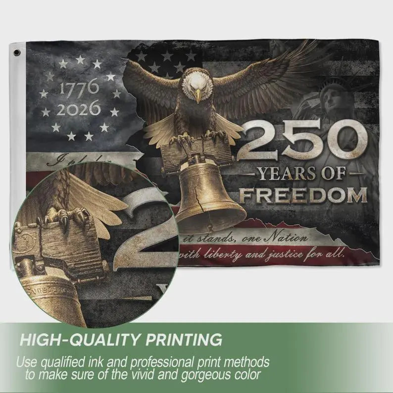 250 Years of Freedom We The People 250th Anniversary Garden Flag