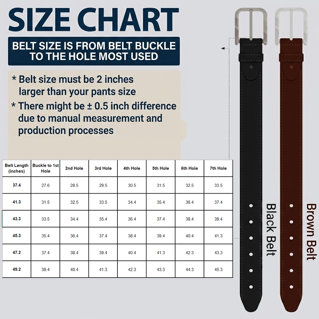 Couple I Love You For Who You Are - Personalized Engraved Leather Belt