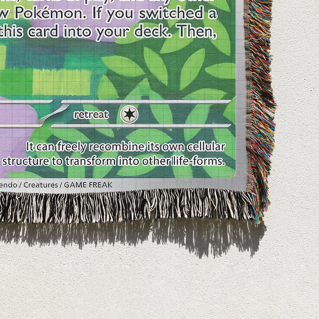 PKM Ditto Card Custom Woven Blanket