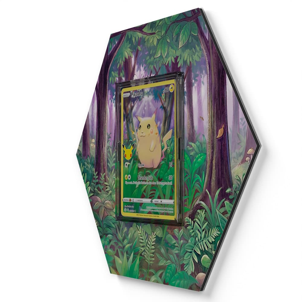 005/025 Pikachu  Pokémon Card Artwork Hexagon Display