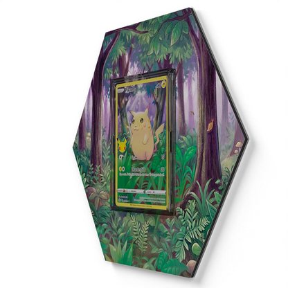 005/025 Pikachu  Pokémon Card Artwork Hexagon Display