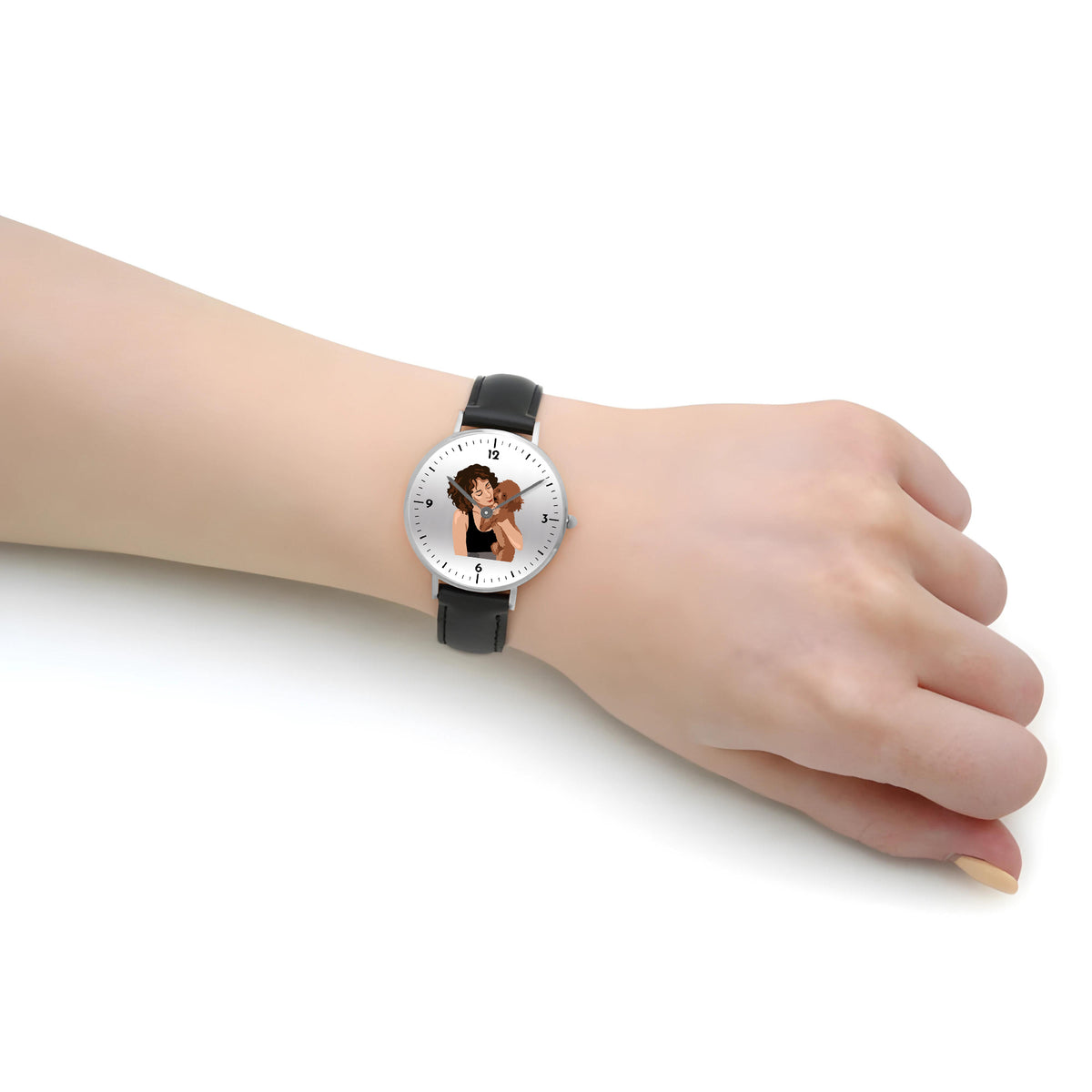 Mother's Day Gift For Mom Personalized Photos With Pet Quartz Watch