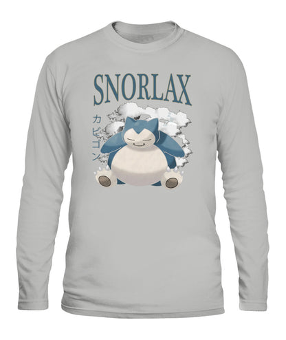 PKM Snorlax Printed Graphic Sweatshirt T-Shirt