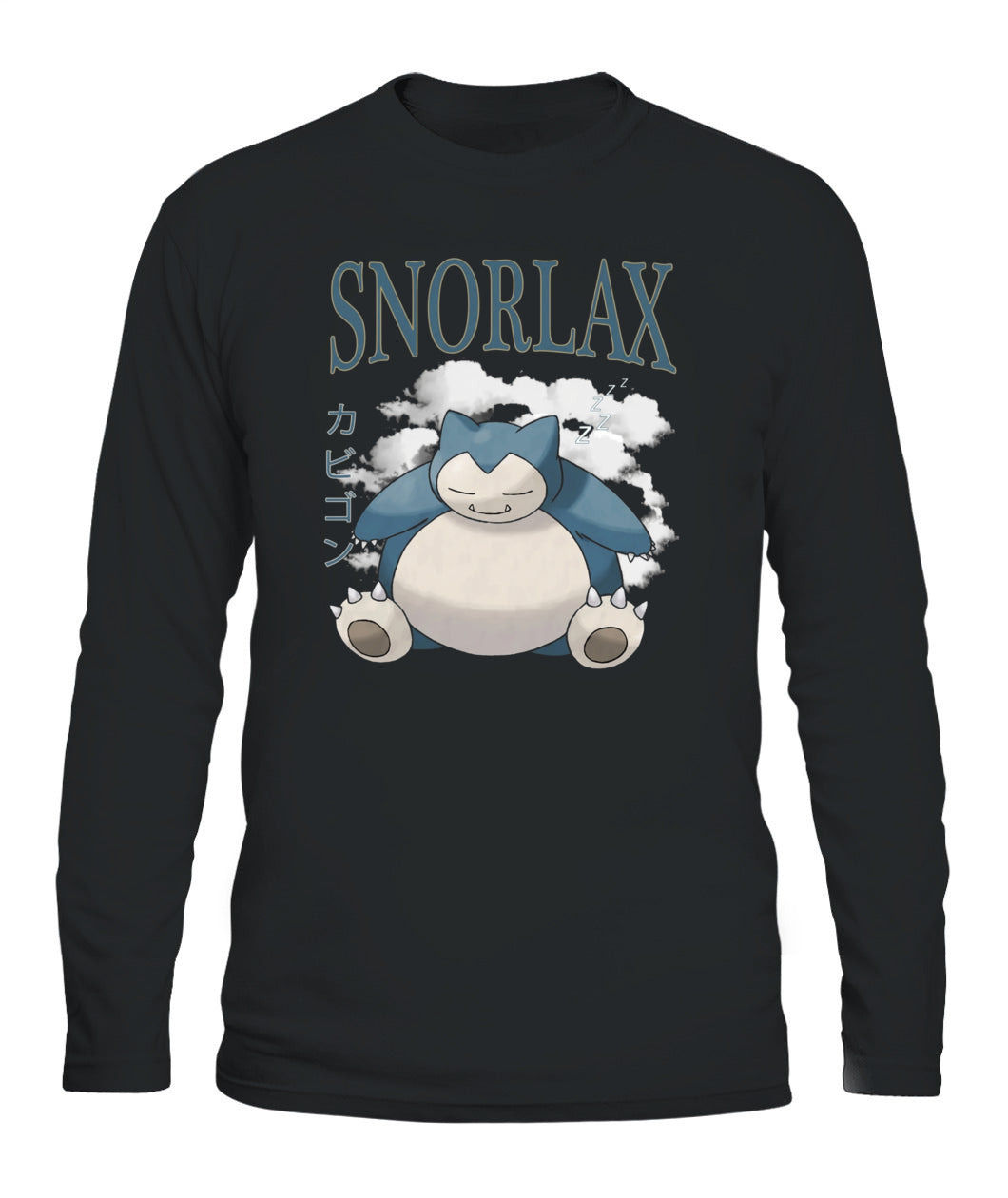 PKM Snorlax Printed Graphic Sweatshirt T-Shirt