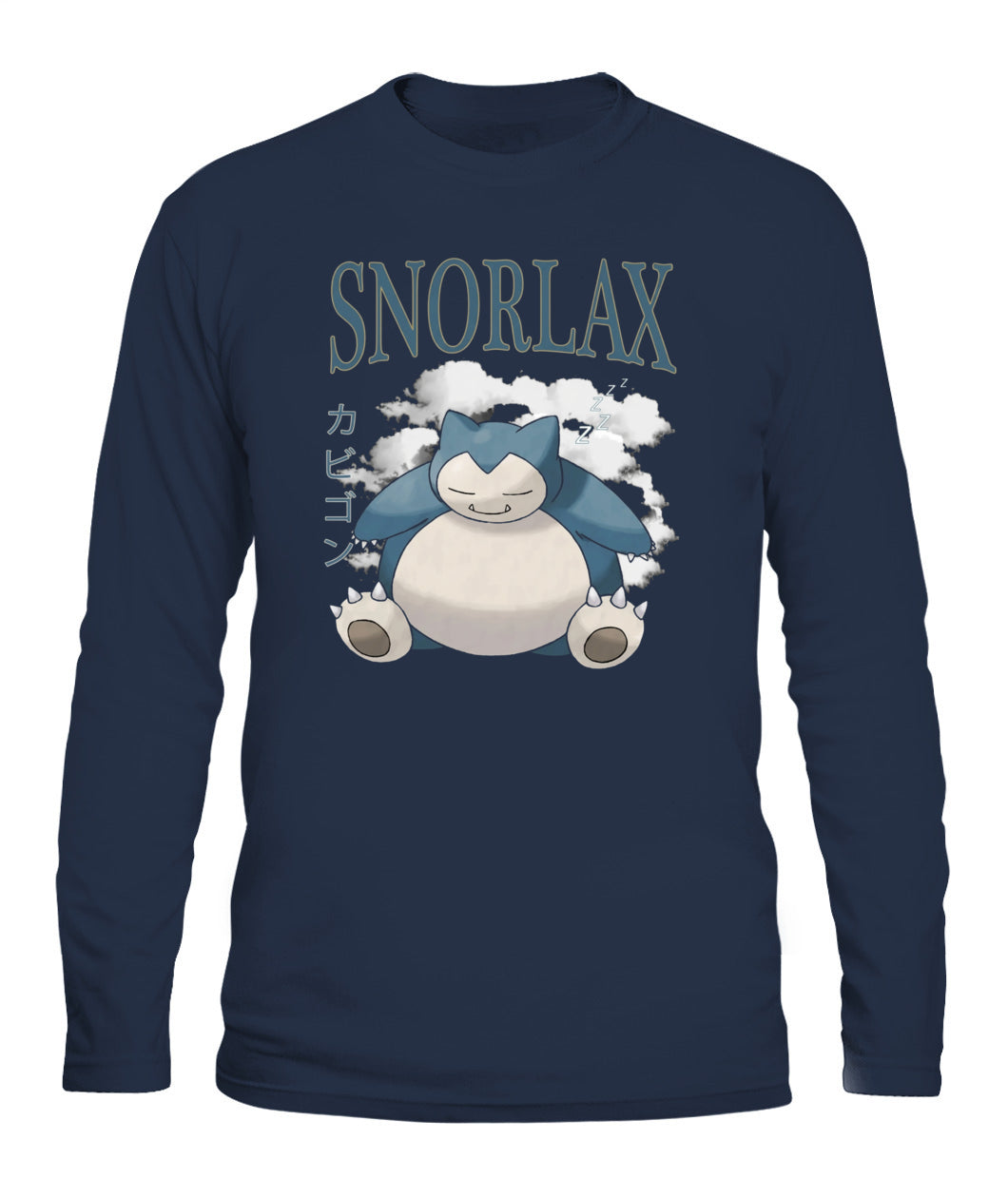 PKM Snorlax Printed Graphic Sweatshirt T-Shirt