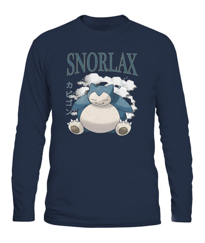 PKM Snorlax Printed Graphic Sweatshirt T-Shirt