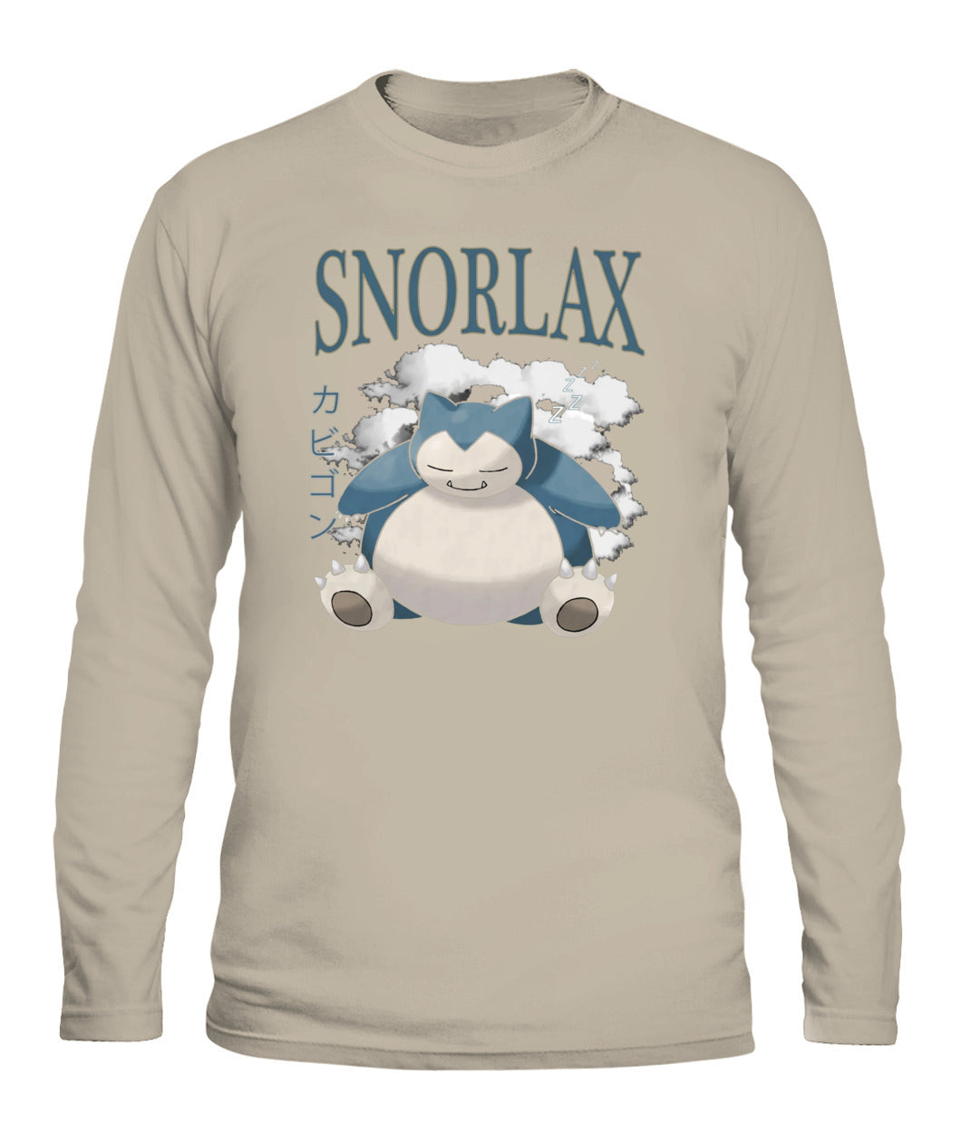 PKM Snorlax Printed Graphic Sweatshirt T-Shirt