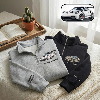 Personalized Embroidered Car Photo Hoodie Sweatshirt T-Shirt
