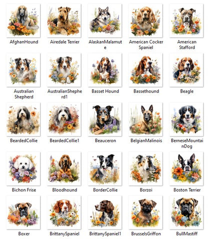 Personalized Pet Flower Stockings
