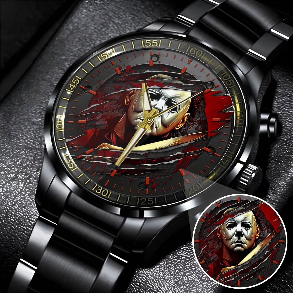 Halloween Horror Movies Personalized Quartz Watch