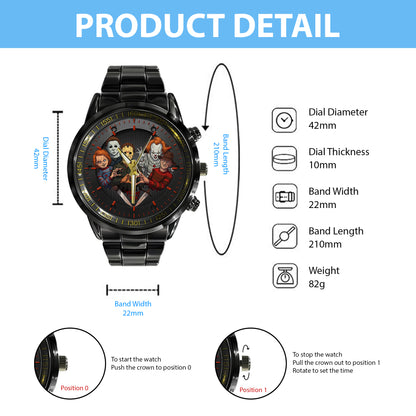 Halloween Horror Personalized Quartz Watch