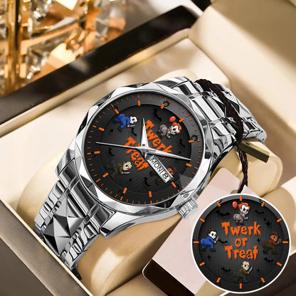 Halloween Horror Movies Twerk Or Treat Personalized Quartz Watch