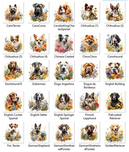 Personalized Pet Flower Stockings