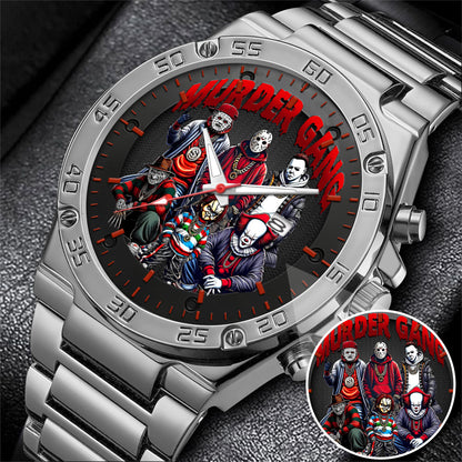 Halloween Horror Movies Murder Gang Personalized Quartz Watch