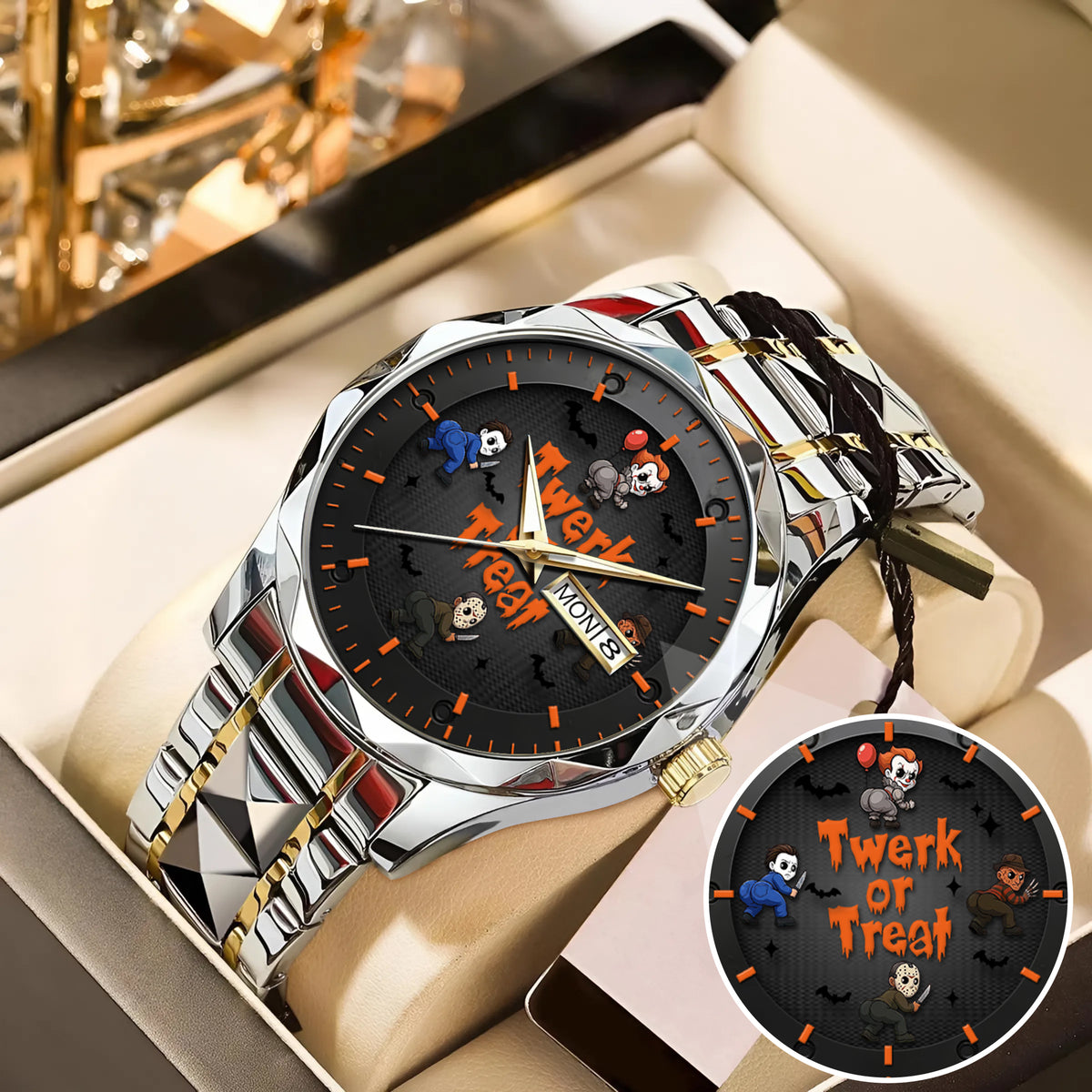 Halloween Horror Movies Twerk Or Treat Personalized Quartz Watch