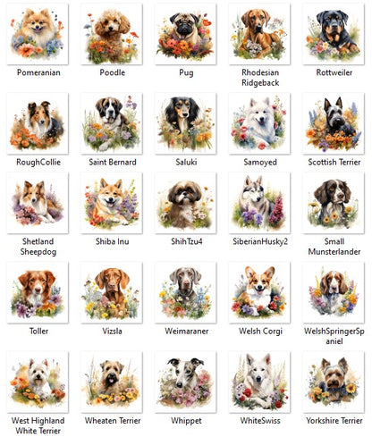 Personalized Pet Flower Stockings