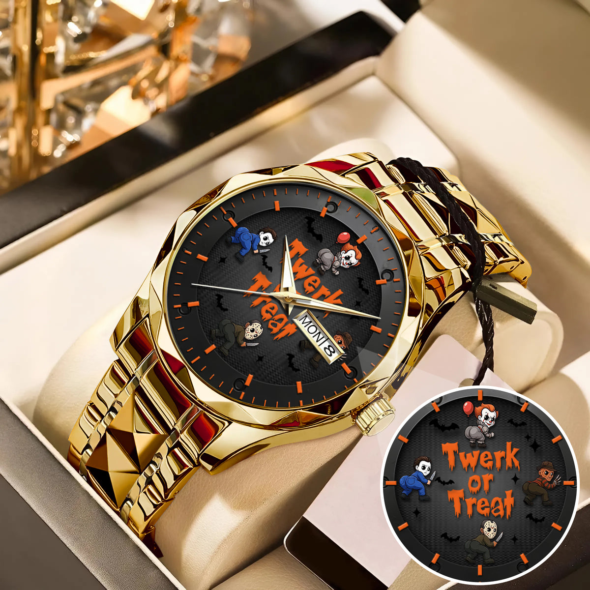Halloween Horror Movies Twerk Or Treat Personalized Quartz Watch