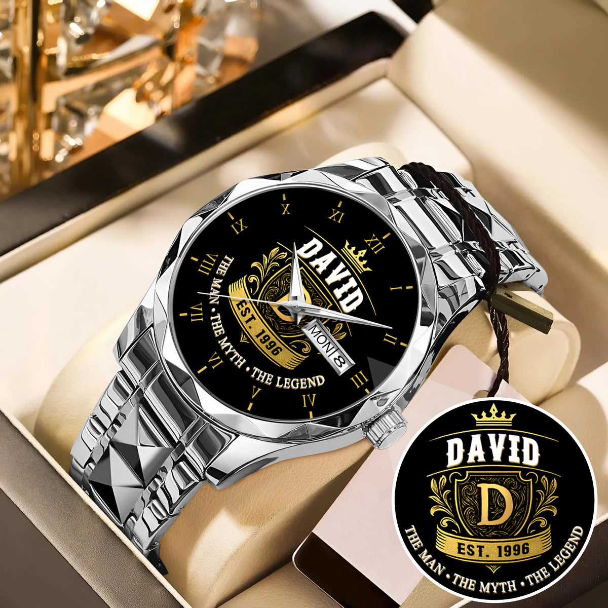 Father's Day Gift For Dad The Man The Myth The Legend Limited Edition Watch