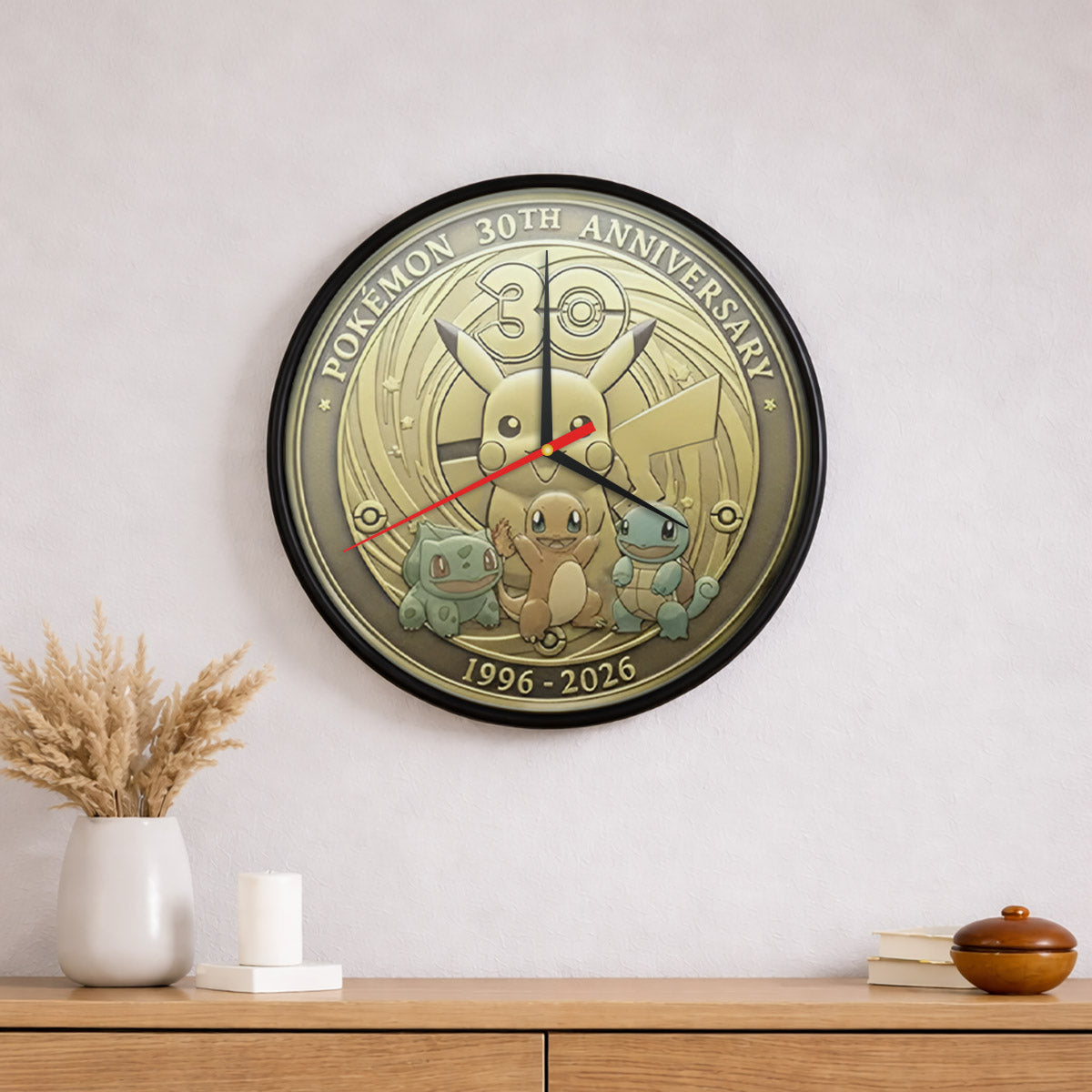 PKM The 30th Anniversary Wall Clock