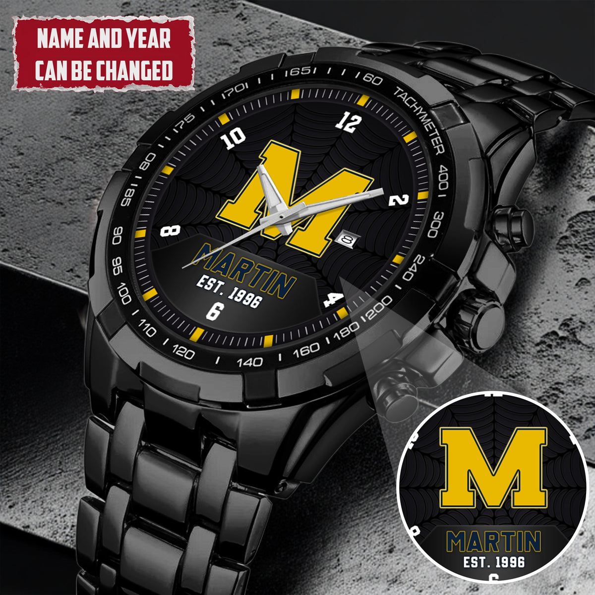 Personalized Name Quartz Watch Father's Day Gift For Him