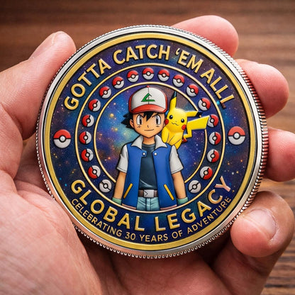 Pokémon 30th Anniversary Printed Commemorative Coin