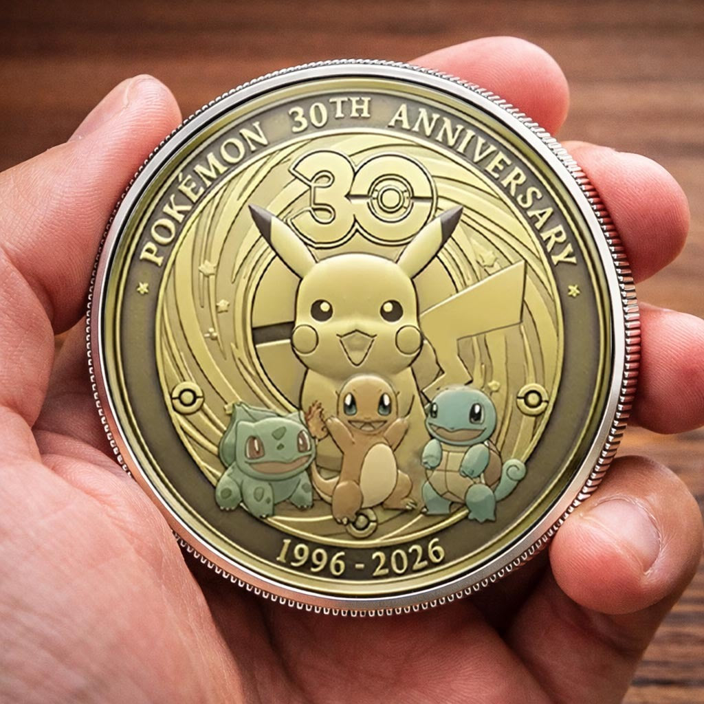 Pokémon 30th Anniversary Printed Commemorative Coin