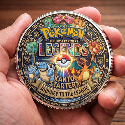 Poke 30th Anniversary The First Partner Printed Commemorative Coin
