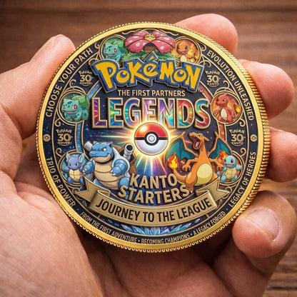 Poke 30th Anniversary The First Partner Printed Commemorative Coin
