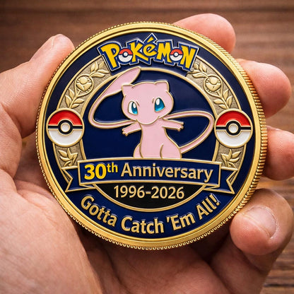 Poke 30th Anniversary Mew Collector Edition Printed Coin