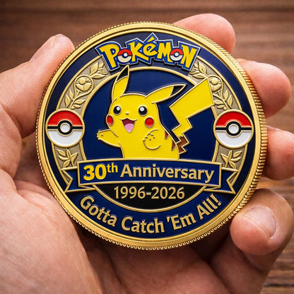 Poke 30th Anniversary Pikachu Collector Edition Printed Coin