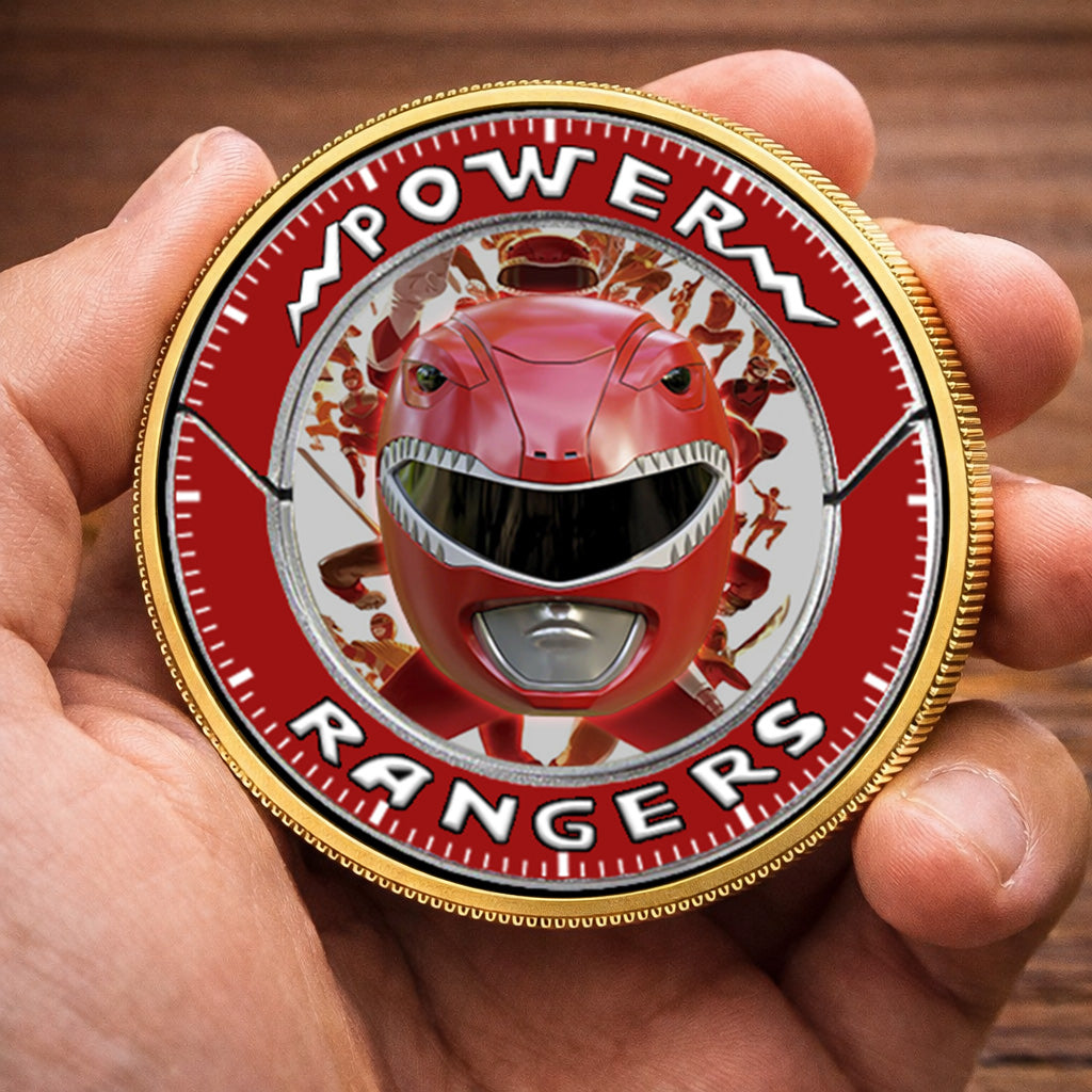 Mighty Morphin Power Rangers Tyrannosaurus Printed Commemorative Coin