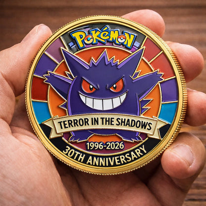 Poke 30th Anniversary Gengar Collector Edition Printed Coin