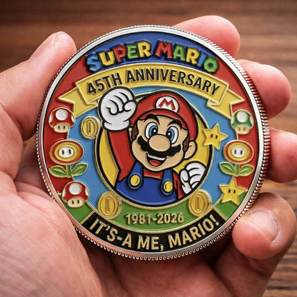 Super Mario 40th Anniversary Printed Commemorative Coin