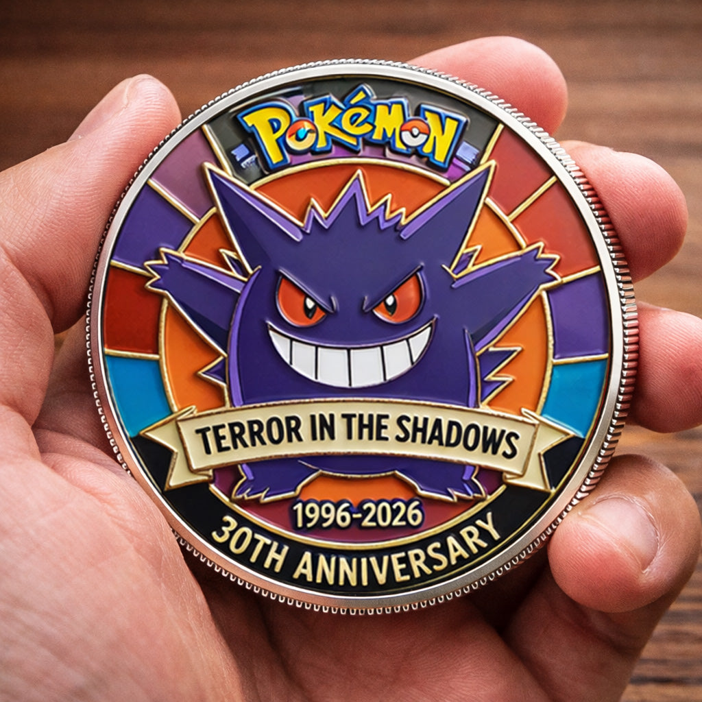 Poke 30th Anniversary Gengar Collector Edition Printed Coin