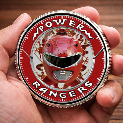 Mighty Morphin Power Rangers Tyrannosaurus Printed Commemorative Coin