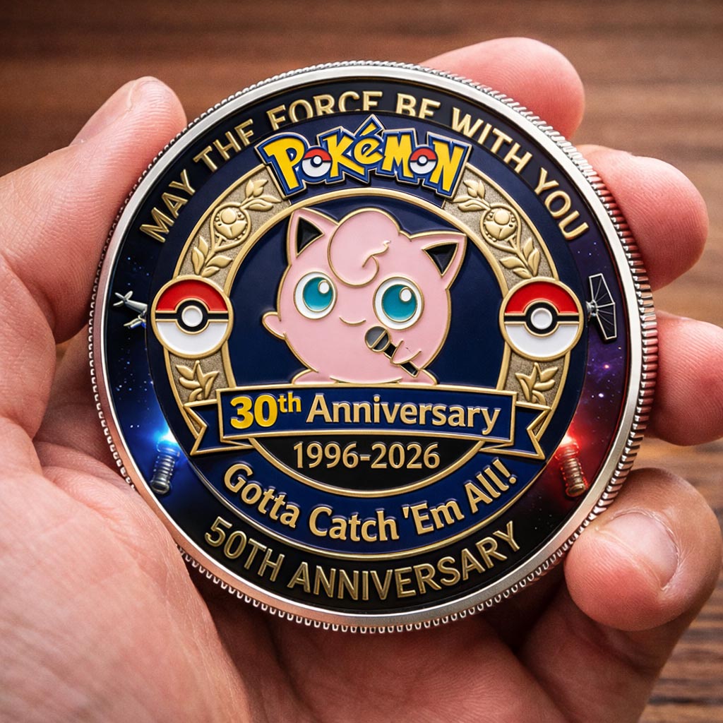 Poke 30th Anniversary Jigglypuff Collector Edition Printed Coin
