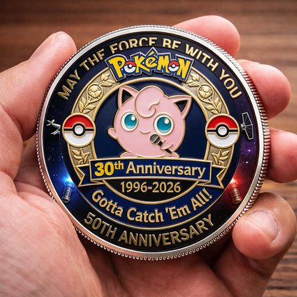 Poke 30th Anniversary Jigglypuff Collector Edition Printed Coin