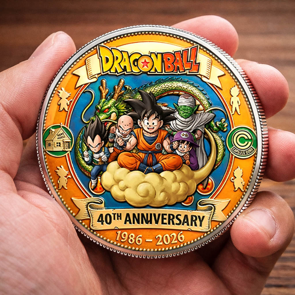 Dragon Ball 40th Anniversary Printed Commemorative Coin