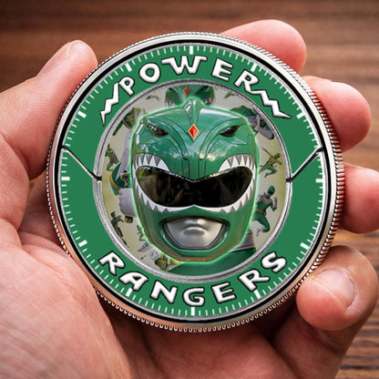 Mighty Morphin Power Rangers Dragon Zord Printed Commemorative Coin