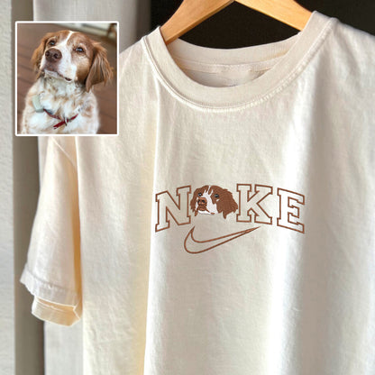 Personalized Embroidered NKE Pet Dog Cat Hoodie Sweatshirt T-Shirt