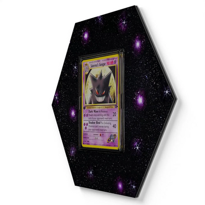 291/32 Sabrina's Gengar Pokémon Card Artwork Hexagon Display