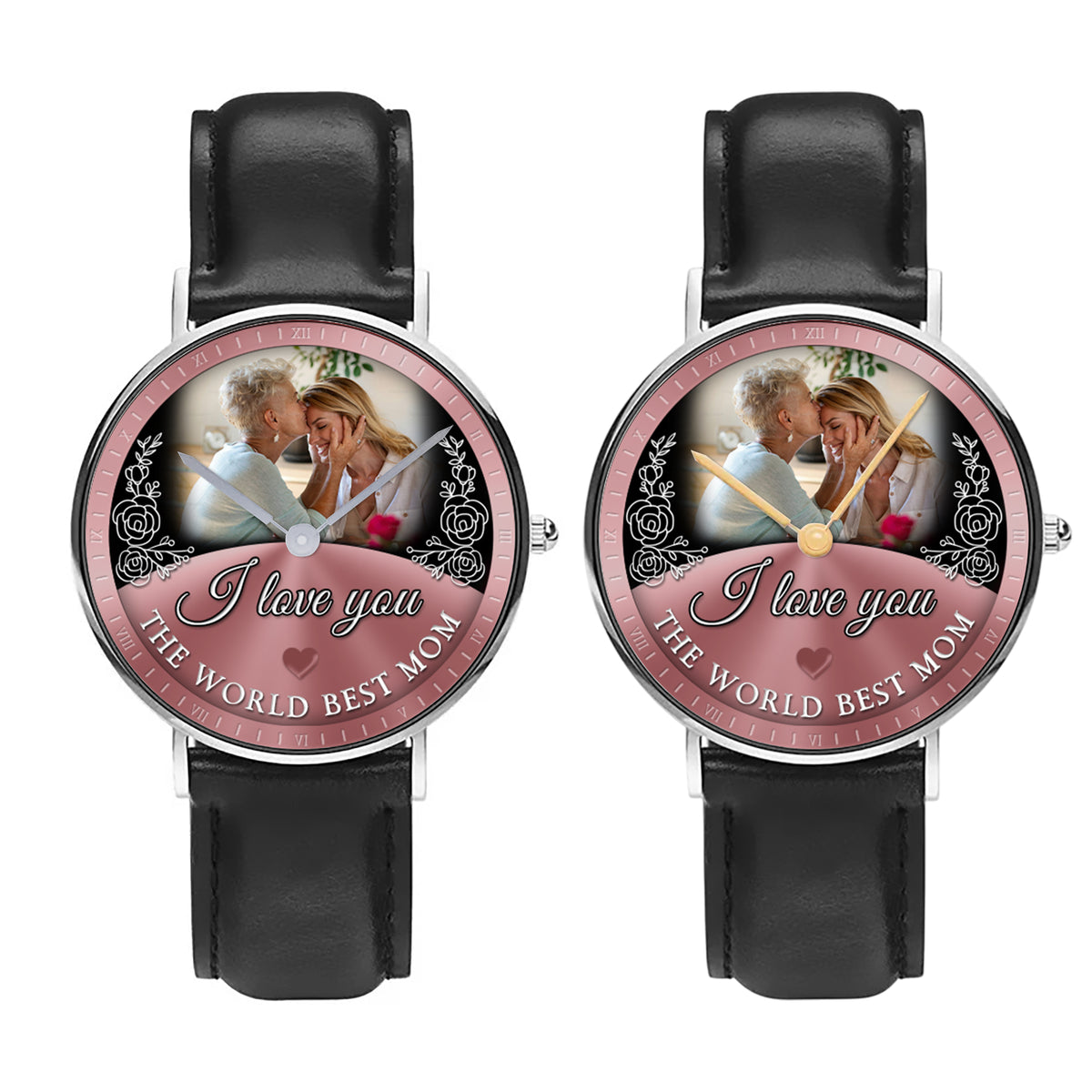 Mother's Day Gift For Best Mom Ever Personalized Photos Quartz Watch
