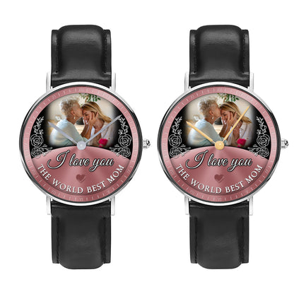 Mother's Day Gift For Best Mom Ever Personalized Photos Quartz Watch