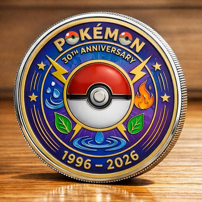 Pokémon 30th Anniversary Printed Commemorative Coin