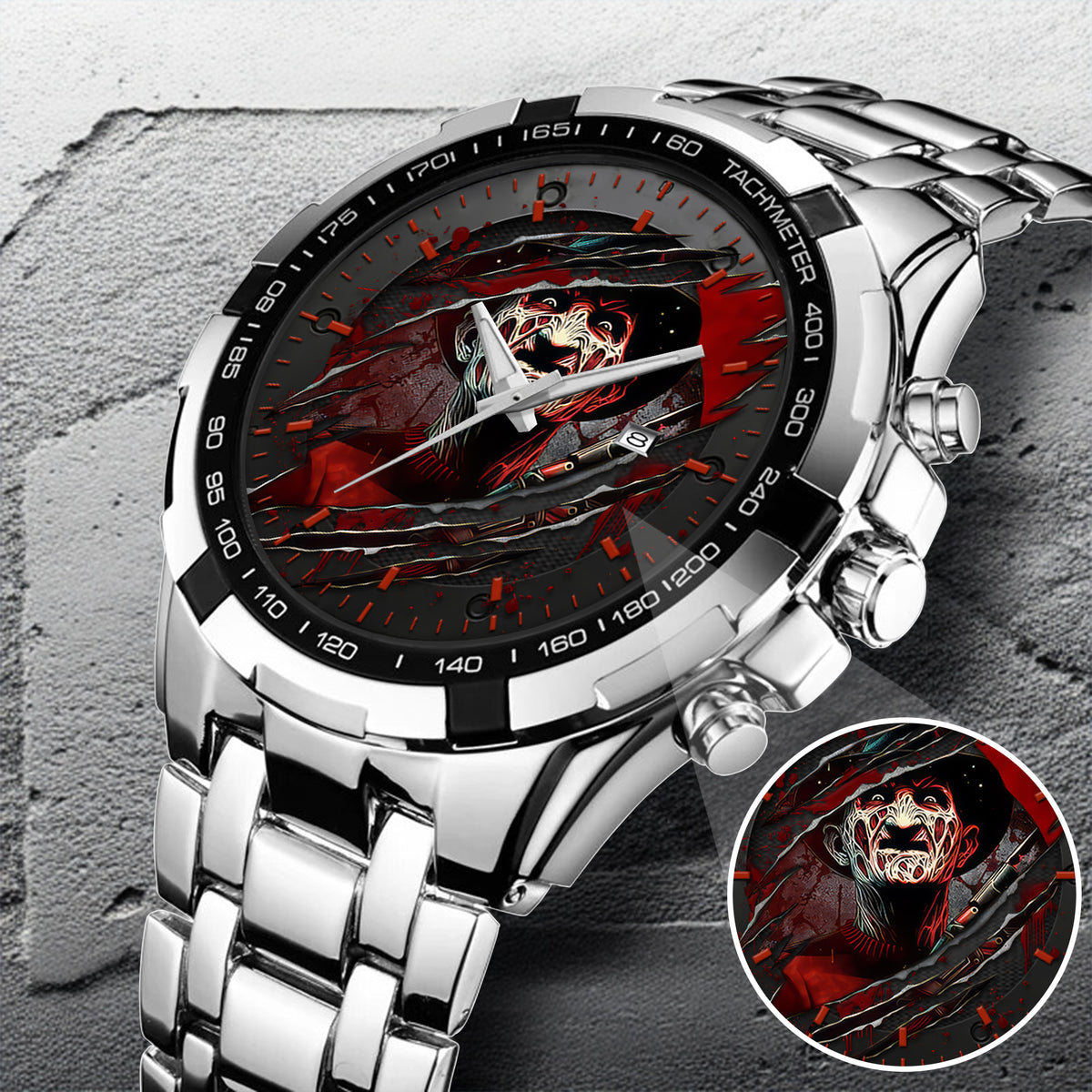 Halloween Horror Movies Personalized Quartz Watch