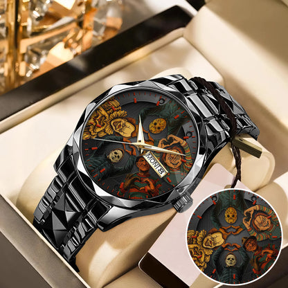 Halloween Horror Movies Personalized Quartz Watch
